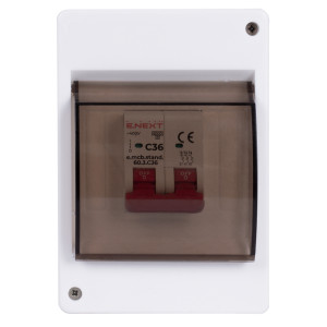 Корпус пластиковий 4-модульний e.plbox.stand.n.04k, навісний