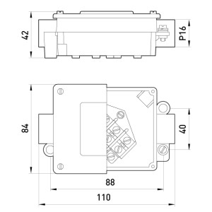 Хомут нейлоновий 4*200 білий (уп. - 100шт) АСКО