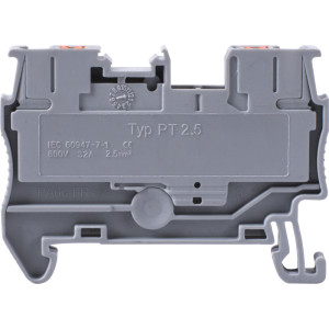 Клемна колодка набірна на DIN-рейку e.tc.din.spring.2,5