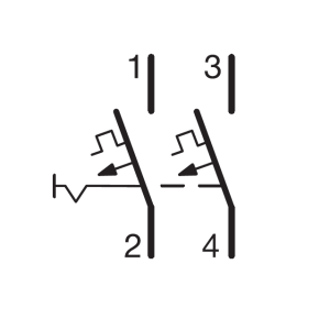 Автоматичний вимикач 2P 6kA B-63A 2M