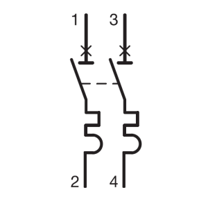 Автоматичний вимикач 2P 10kA C-100A 3M