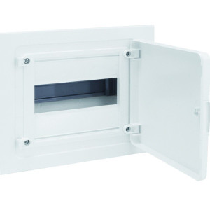 Щит в/у з білими дверцятами, 8 мод. (1х8), GOLF