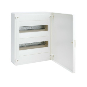 Щит з/у з білими дверцятами, 24 мод. (2х12), GOLF