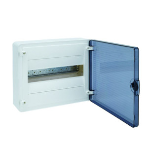 Щит з/у з  прозорими дверцятами, 8 мод. (1х8), GOLF