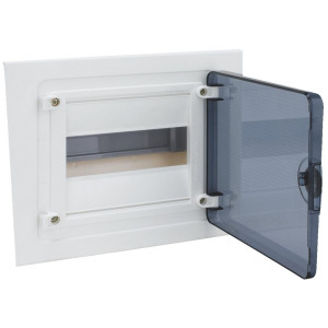 Щит в/у з  прозорими дверцятами, 8 мод. (1х8), GOLF