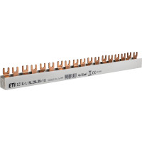 Шина живлення IZ 16/L1NL2NL3N/18 (16мм2, 3P+N, 0.32м, Fork, 18mod.)