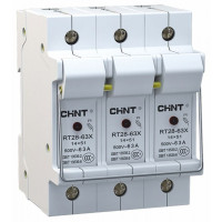 Тримач запобіжника NRT28-32X 3P 10x38 base (EU)
