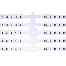 Марковальна табличка (200шт.) EO3 (1-10)