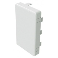 LAN 25x30 заглушка біла RAL9001, 00867, ДКС