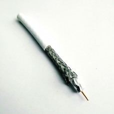 Кабель RG К-6/0.8 F690BV cu внутрішній білий, 0102 Відрізок 110м