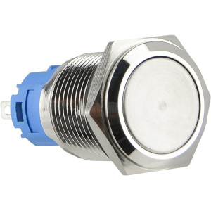 Кнопка металева пласка, 1NO+1NC. TYJ 16-211