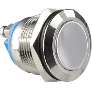 Кнопка металева пласка, (гвинтове з'єднання), 1NO. TY 19-211A Scr