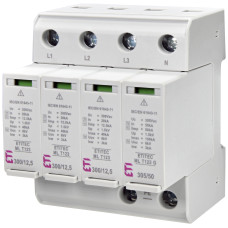 Обмежувач перенапруги ETITEC ML T123 300/12,5 (3+1, 4p, TT)