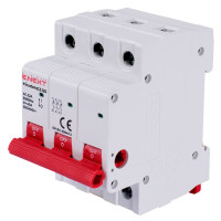 Модульний автоматичний вимикач e.mcb.stand.60.3.D32, 3р, 32А, D, 6кА