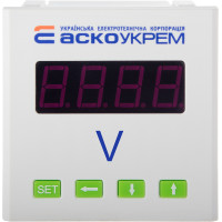 Вольтметр цифровий  600В 80х80  модель ЦВ-8 AС