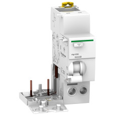 Диференційний блок Acti9 Vigi iC60 2P 25 А/100 мА. Тип AC. SchneiderElectric A9V12225
