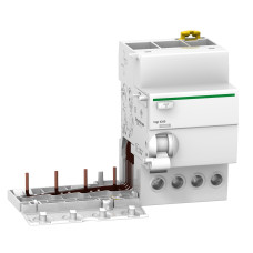 Диференційний блок Acti9 Vigi iC60 4P 25 А/100 мА. Тип A. SchneiderElectric A9V22425