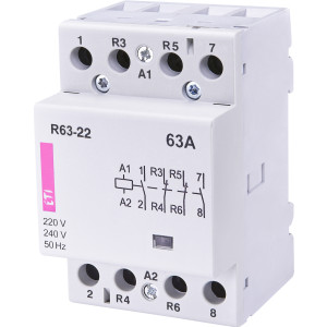 Контактор модульний R 63-22 230V