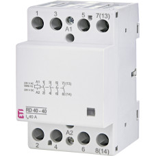 Контактор модульний RD 40-40 230V AC/DC