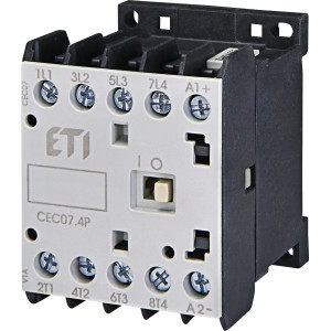 Контактор мініатюрний CEC 07.4P 230V АС (7A; 4kW; AC3) 4р (4 н.в.)