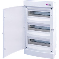 Щит внутр. розподільний ECМ 36PO (36мод.білі дверцята)