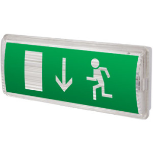 Піктограма "Стрілка донизу" для аварійних світильників 506,506L,507L e.pict.down.225.80