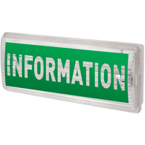 Піктограма "INFORMATION" для аварійних світильників 506,506L,507L e.pict.inform.225.80