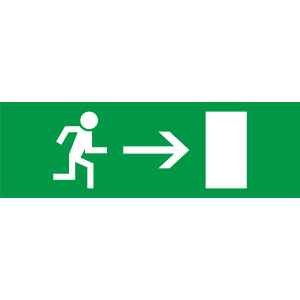 Піктограма "Стрілка праворуч" до аварійних світильників 500L e.right.310.100