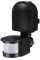 Датчик руху інфрачервоний e.sensor.pir.10F.black(чорний), 180°, IP44