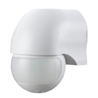 Датчик руху інфрачервоний e.sensor.pir.12.white(білий), 180°, IP44