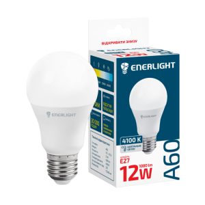 Лампа світлодіодна ENERLIGHT A60 12Вт 4100K E27