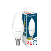 Лампа світлодіодна ENERLIGHT С37 9Вт 3000K E14