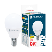 Лампа світлодіодна ENERLIGHT P45 9Вт 3000K E14