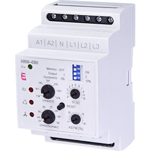 Реле контролю напруги HRN-43N 230V (3F, 2x16A_AC1) з нейтраллю