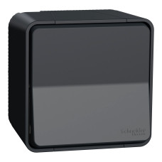 Кнопковий вимикач у зборі IP55, чорний, Mureva Styl Schneider Electric MUR35026