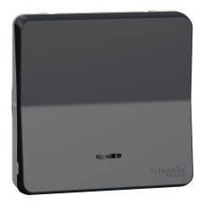Механізм перемикача з підсвіткою IP55, чорний, Mureva Styl Schneider Electric MUR35025