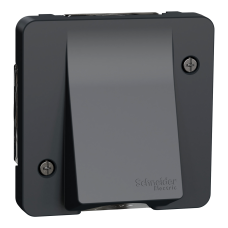 Механізм виводу кабеля IP55, чорний, Mureva Styl Schneider Electric, MUR37931