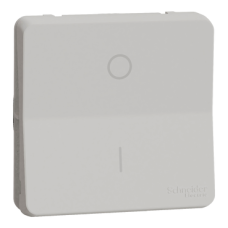 Механізм перемикача з підсвіткою IP55, білий, Mureva Styl Schneider Electric MUR39024