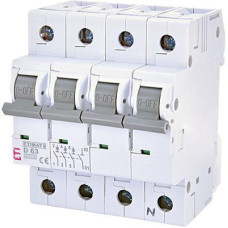 Автоматичний вимикач ETIMAT 6 3p+N B 4А (6 kA)