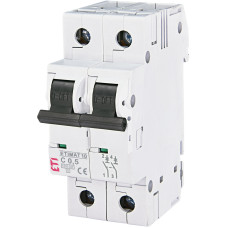 Автоматичний вимикач ETIMAT 10 2p C 0,5А (10 kA)