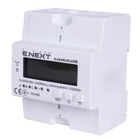 Лічильник трифазний e.control.w08 10(100)А електронний клас 1.0 (некомерц.) RS485