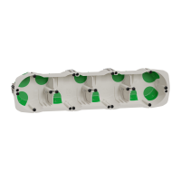 Установча коробка чотирьохмісна Multifix Air Schneider Electric IMT35033