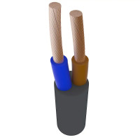 Провід ПВС чорний 4х0,5 EUROPAN CABLE
