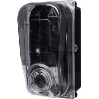 Корпус пластиковий e.mbox.stand.plastic.n.f1.pe прозорий, під однофазний лічильник, навісний