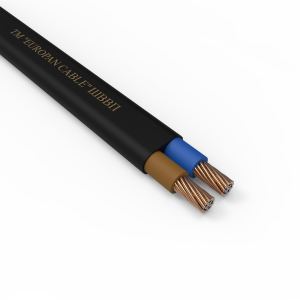 Провід ШВВП2х0,5 чорний EUROPAN CABLE