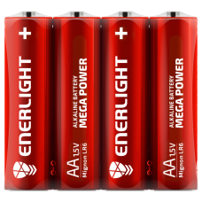 Батарейка ENERLIGHT MEGA POWER AA FOL 4