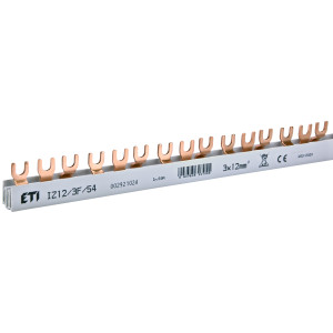 Шина живлення IZ 12/3F/54 (12мм2, 3P, 1м, Fork, 54mod.)