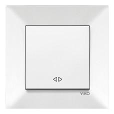 Вимикач VI-KO Meridian білий 1кл проміжний ( 90970031-WH )