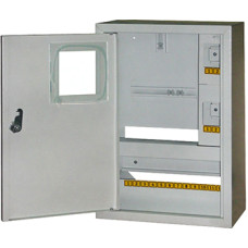 Корпус e.mbox.stand.n.f1.16.z металевий, під 1-ф. лічильник, 16 мод., навісний, з замком