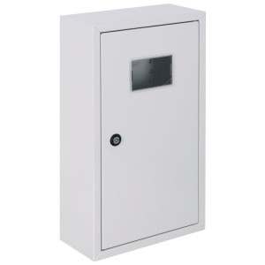 Корпус обліку металевий e.mbox.pro.n.f3.12 IP31 навісний під 3ф лічильник, 12 модулів